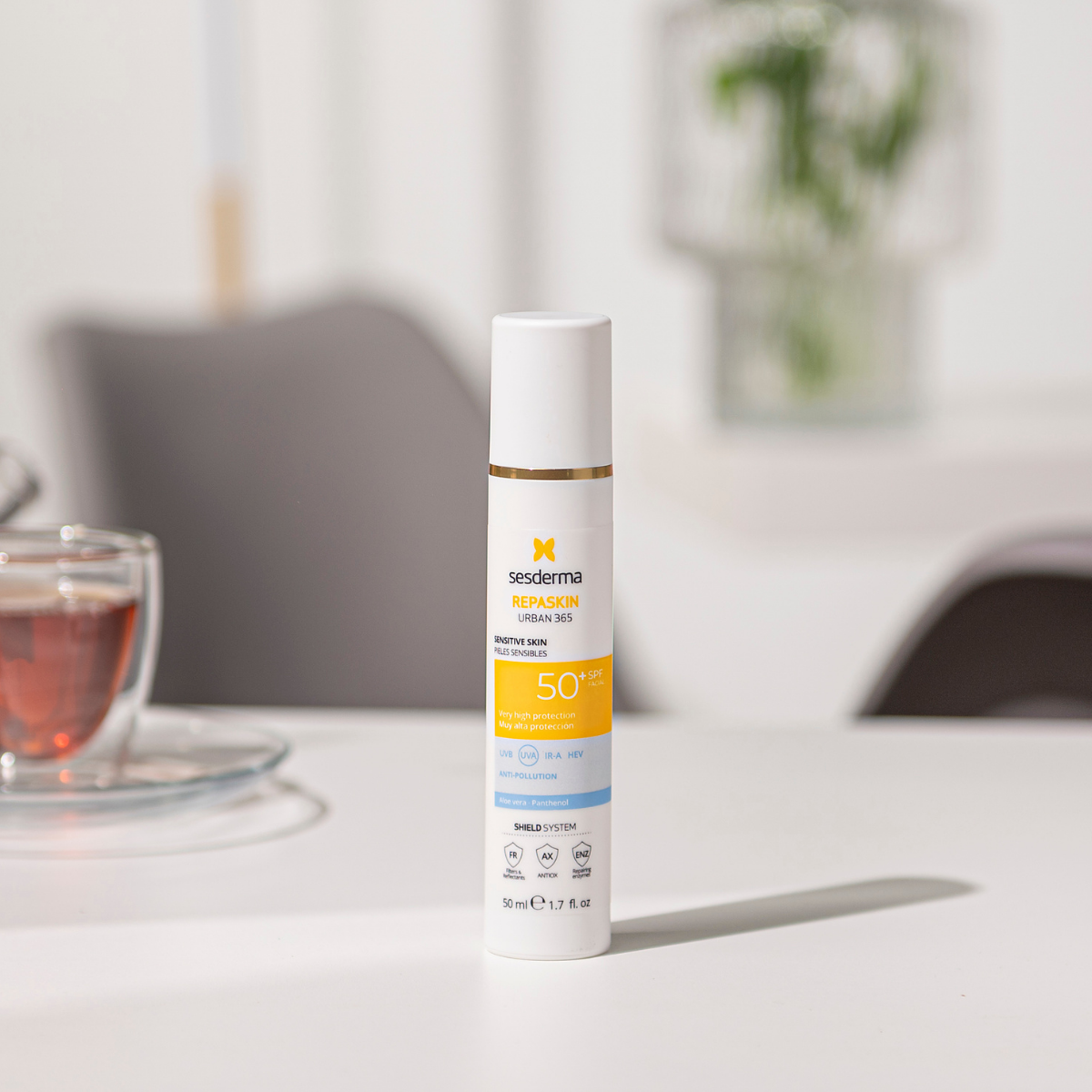 Sesderma Repaskin Urban 365 Sensitive Skin Sunscreen SPF50+ 50ml