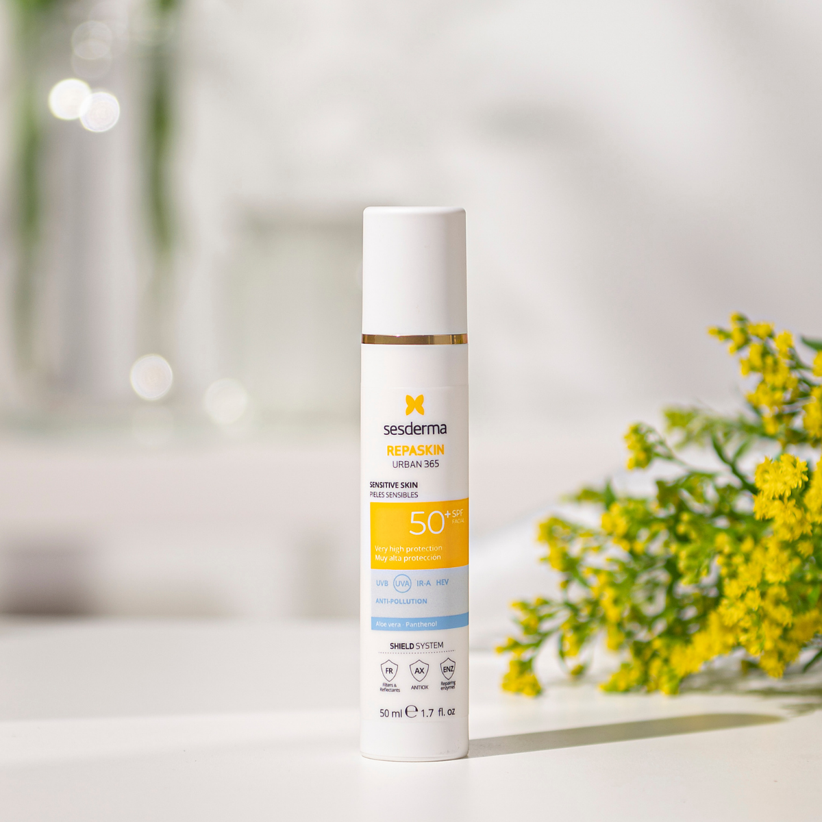Sesderma Repaskin Urban 365 Sensitive Skin Sunscreen SPF50+ 50ml