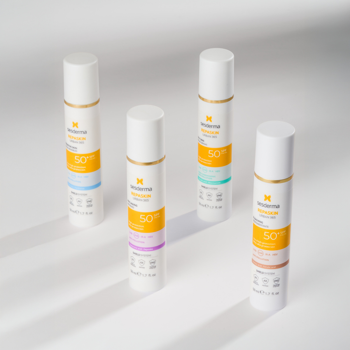 Sesderma Repaskin Urban 365 Sensitive Skin Sunscreen SPF50+ 50ml
