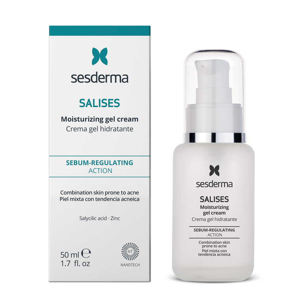 Sesderma Salises Crème-Gel Hydratante Peaux à Tendance Acnéique 50ml