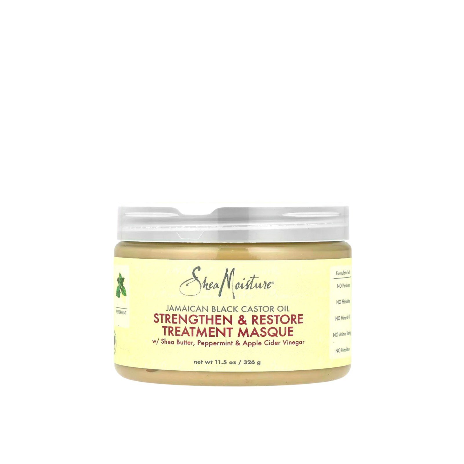 Shea Moisture Strengthen & Restore Máscara de Tratamento Jamaican Black Castor Oil 326g