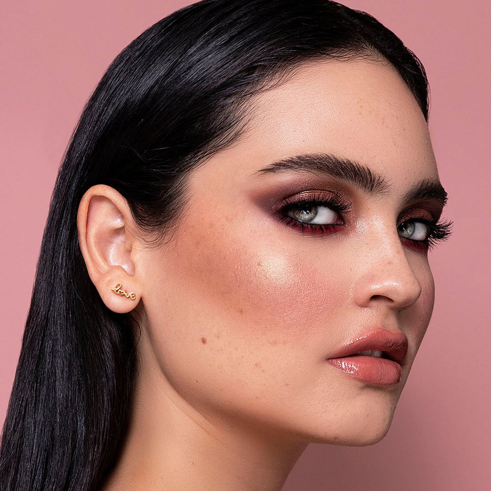Sigma Beauty Cor-de-Rosa Eyeshadow Palette with Dual-Ended Brush