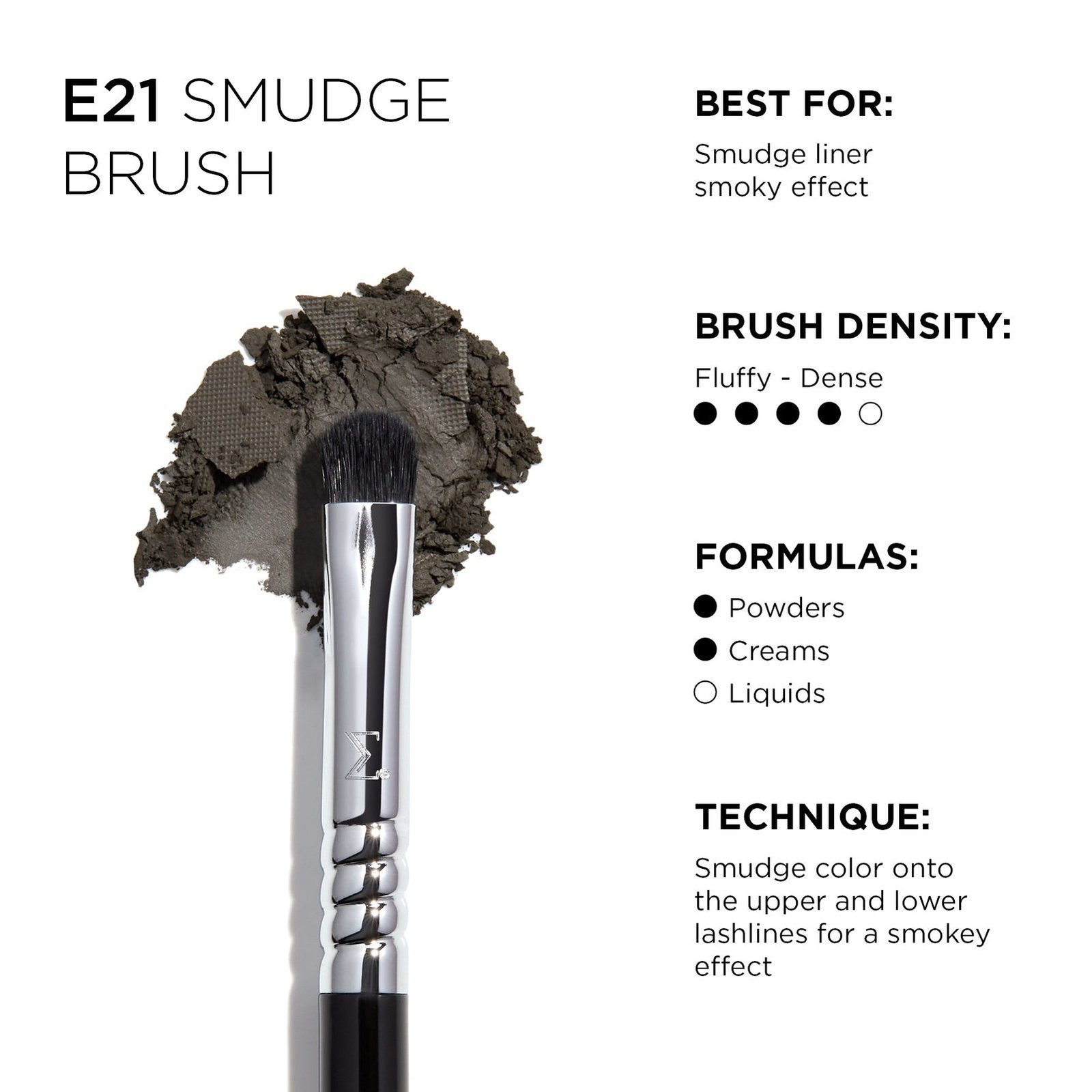 Sigma Beauty E21 Smudge Brush x1