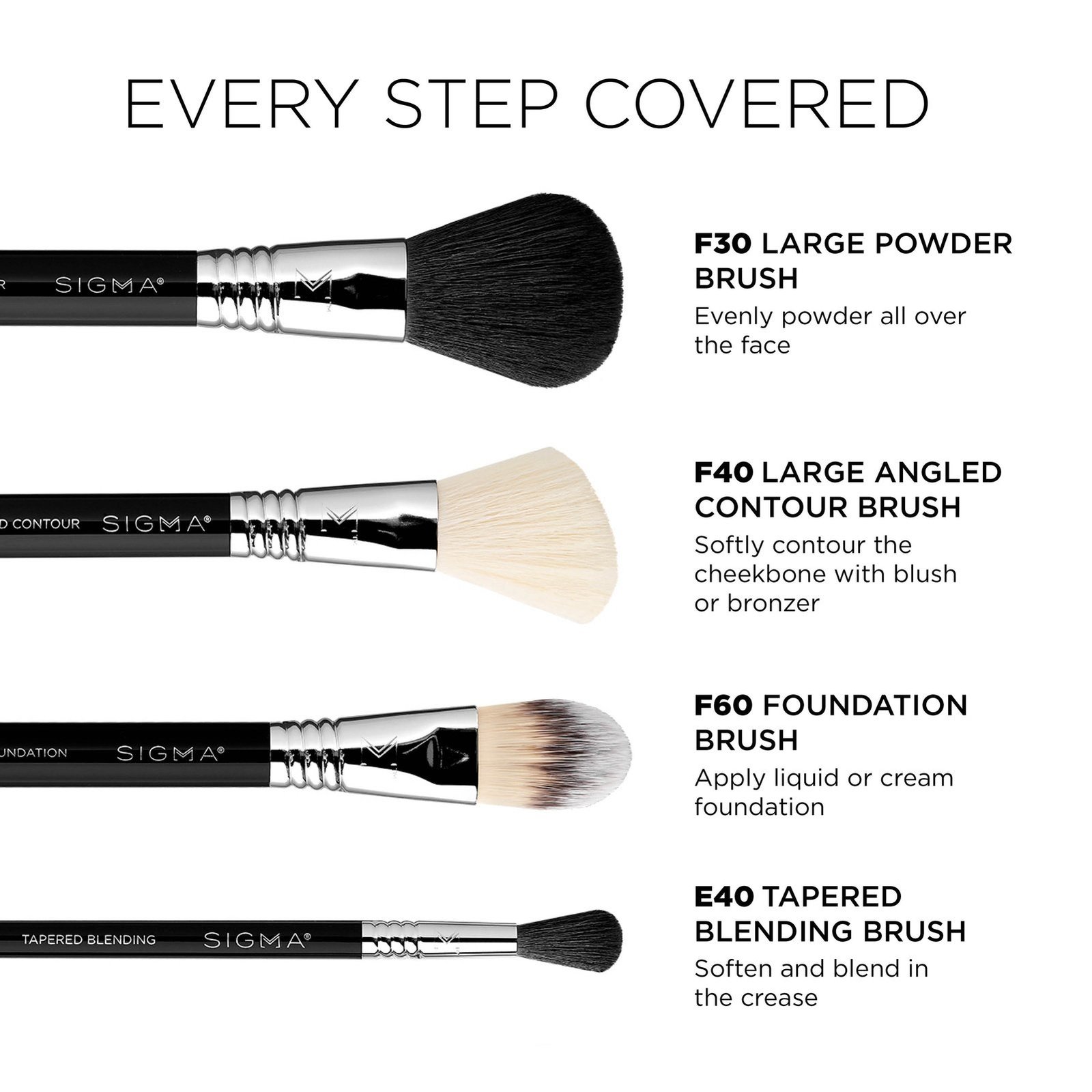 Sigma Beauty Essential Travel Brush Set
