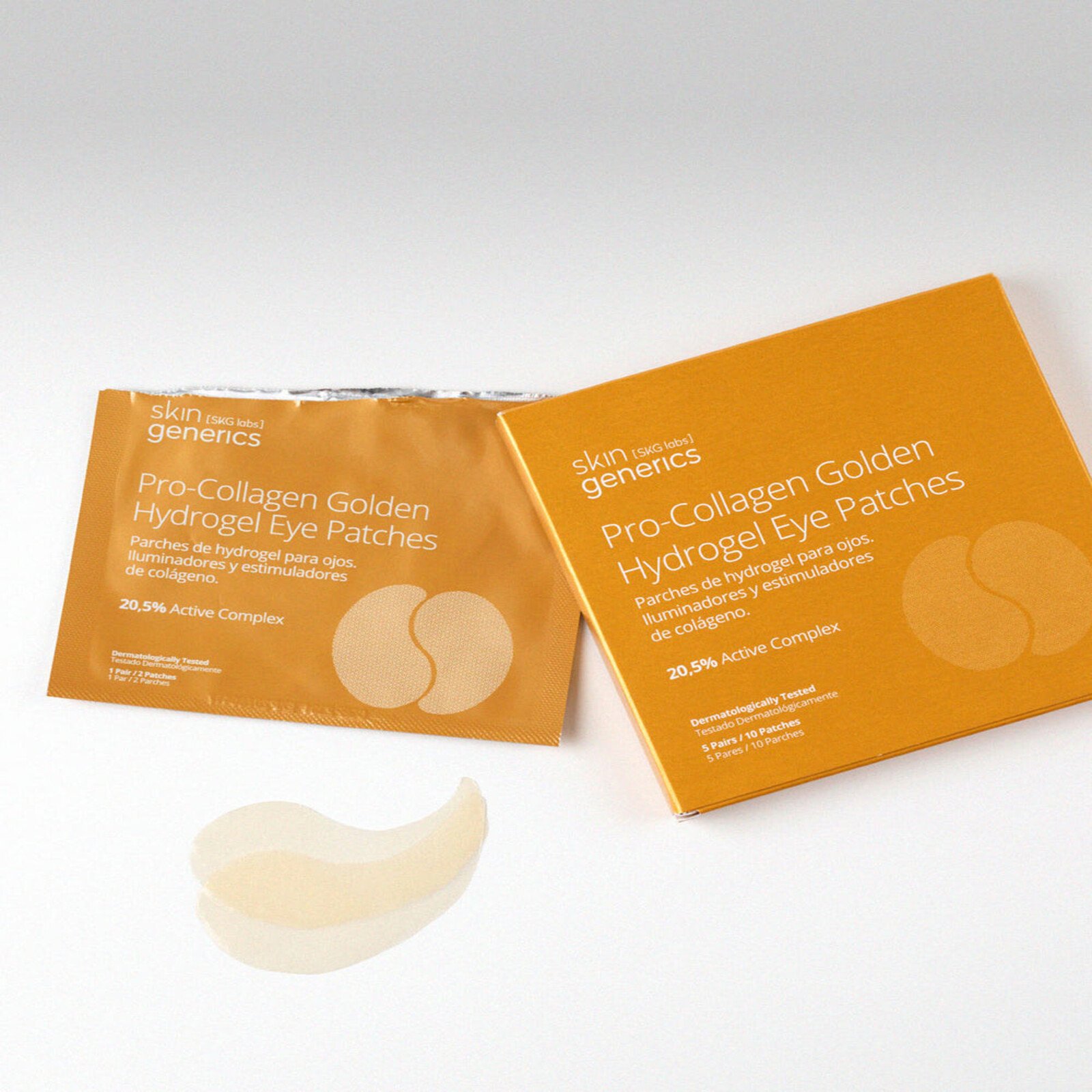 Skin Generics Pro-Collagen Golden Hydrogel Eye Patches x5 Pairs