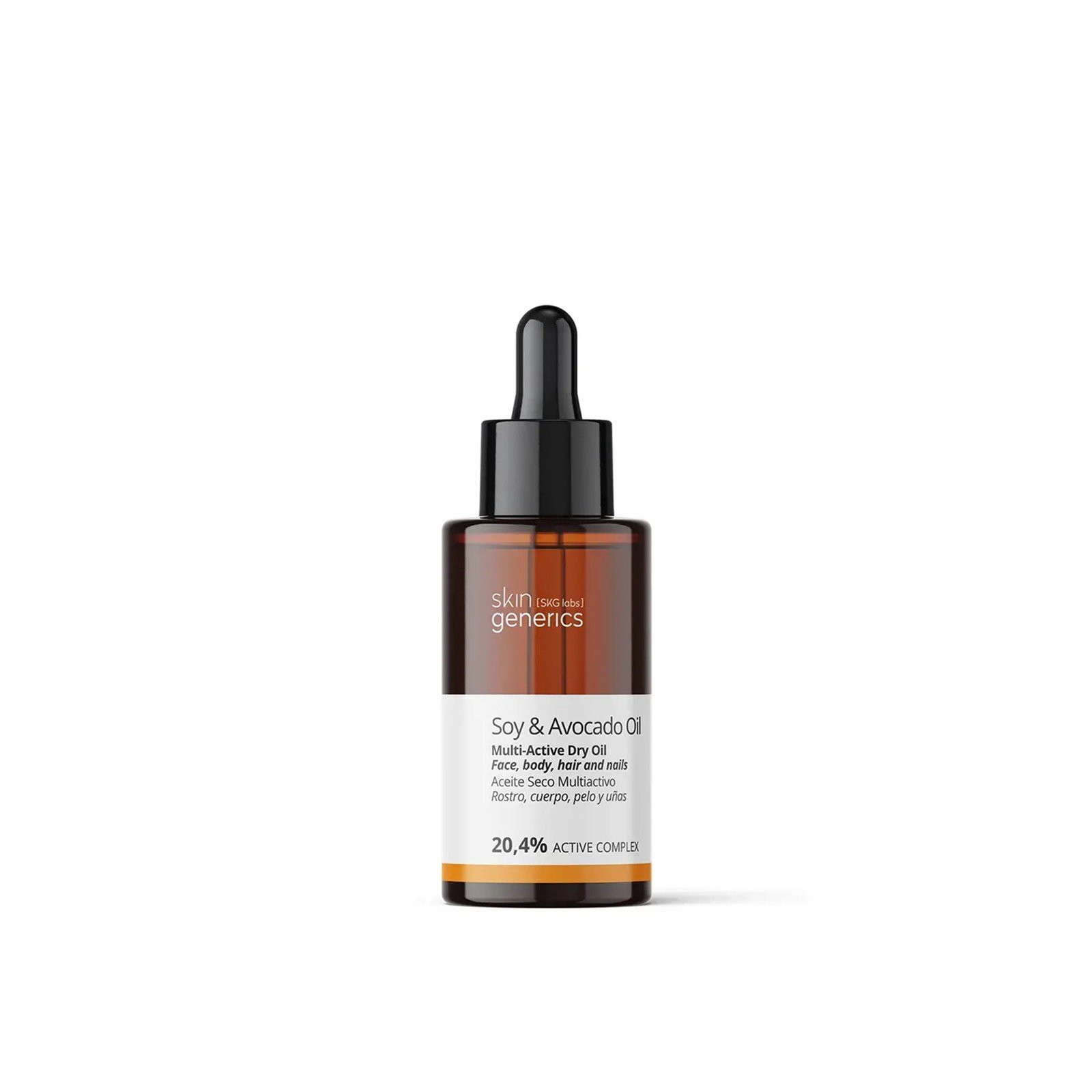 Skin Generics Huile Sèche Multi-Active à l'Huile de Soja & Avocat 50ml
