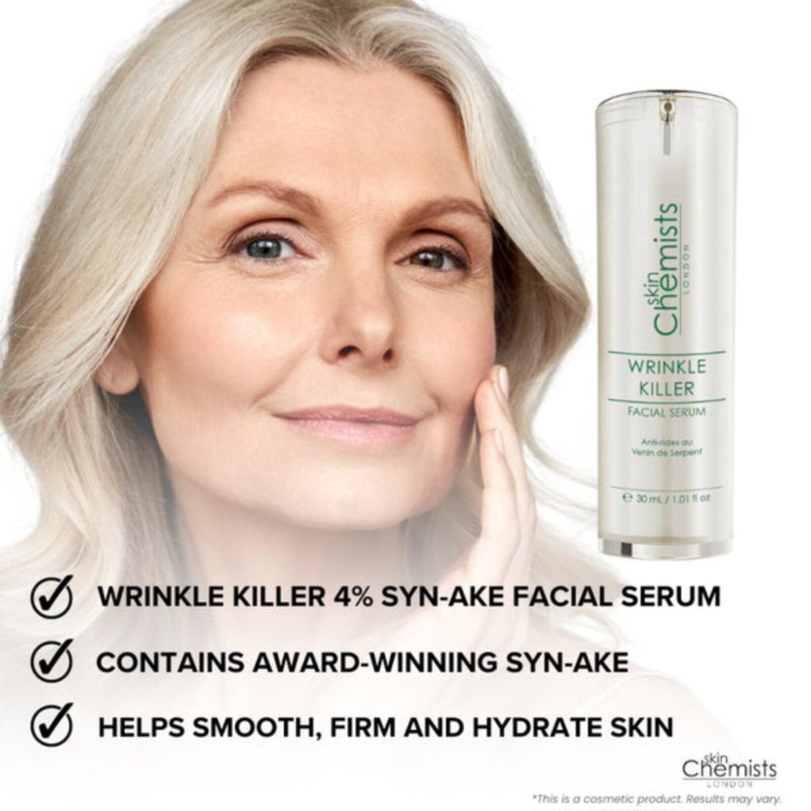 skinChemists Wrinkle Killer Facial Serum 30ml