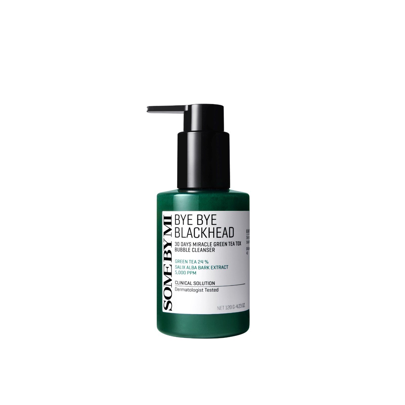 Some By Mi Bye Bye Blackhead Miracle Green Tea Tox Nettoyant Moussant 120g