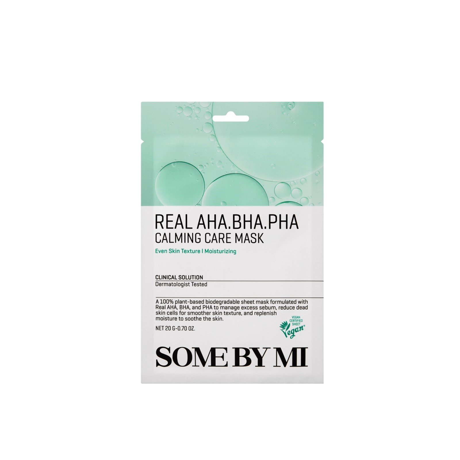Some By Mi Real AHA-BHA-PHA Calming Care Mask 20g (0.70oz)