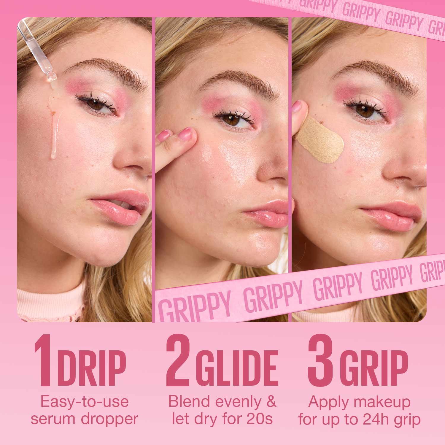 Maybelline Grippy Serum Primer Hidratante de Fixação 24h 30ml