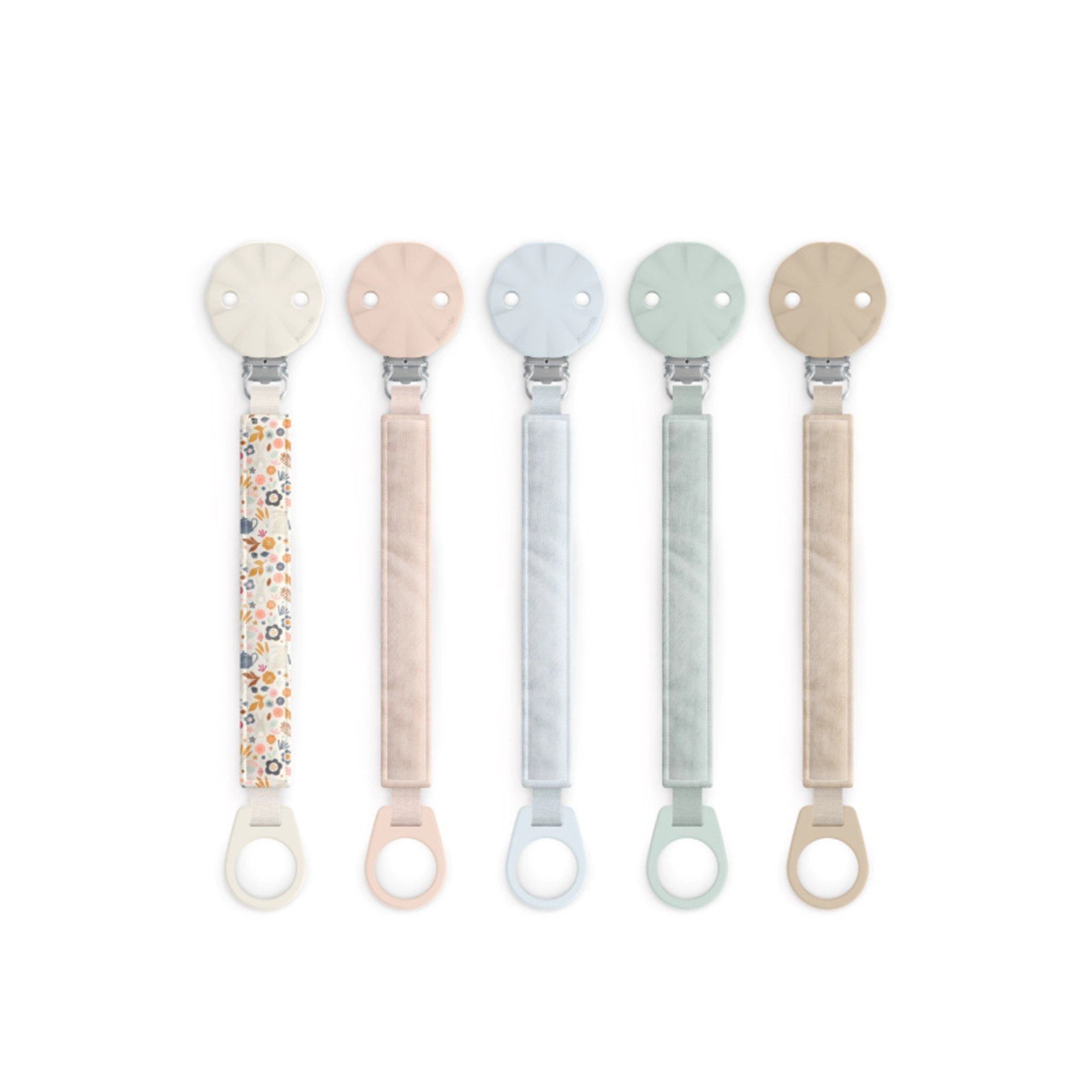 Suavinex Selection Fabric Soother Clip +0m x1