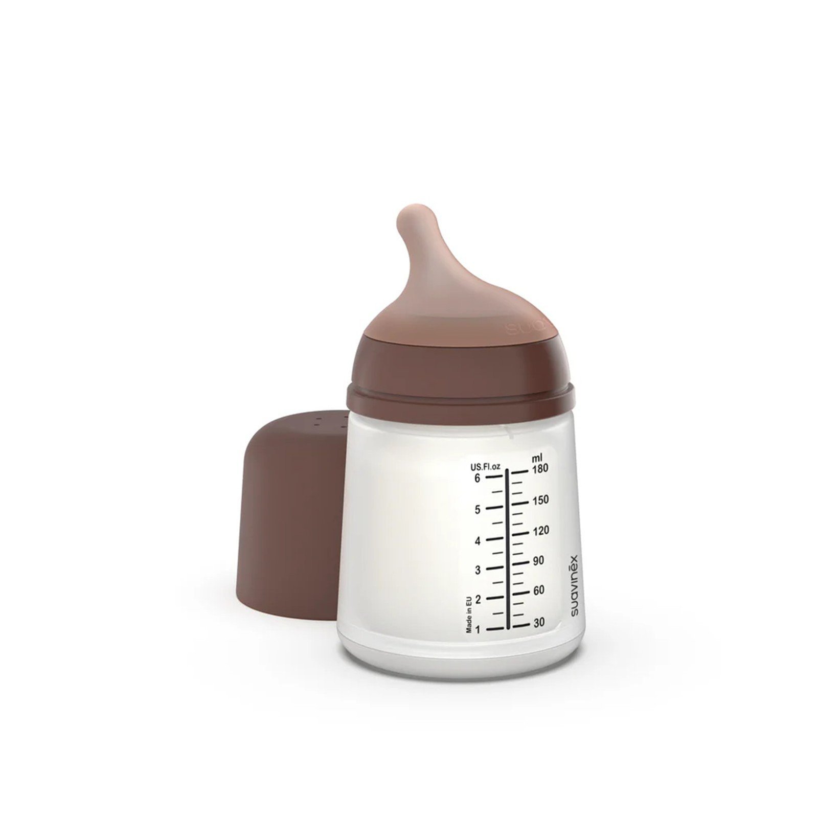 Suavinex Zero Zero Anti-Colic Plastic Bottle Flow A +0m Deep 180ml (6floz)