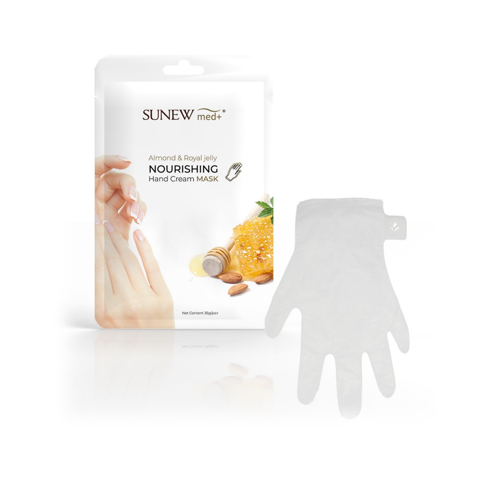 SunewMed+ Nourishing Hand Cream Mask Almond & Royal Jelly x1 Pair