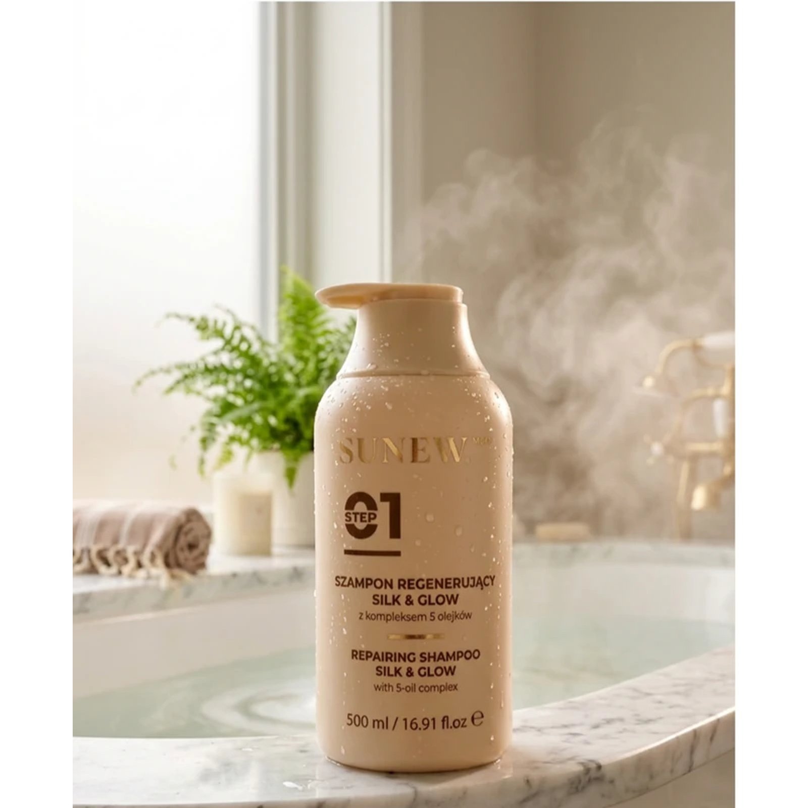 SunewMed+ Silk & Glow Repairing Shampoo 500ml