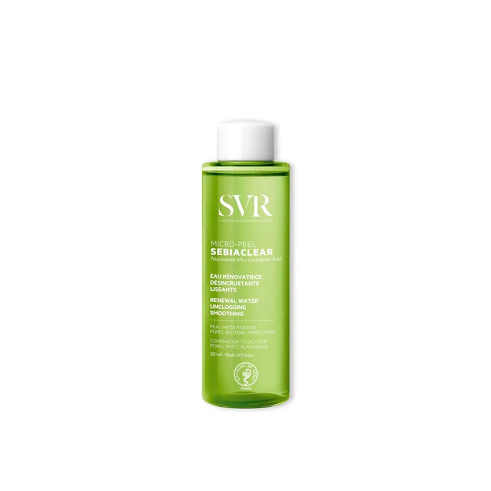 SVR Sebiaclear Micro-Peel Smoothing Renewal Water Exfoliating 150ml (5.07fl oz)