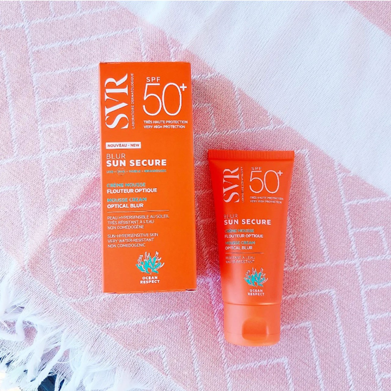 SVR Sun Secure Blur Optical Mousse Cream SPF50+ Sunscreen 50ml (1.69fl oz)