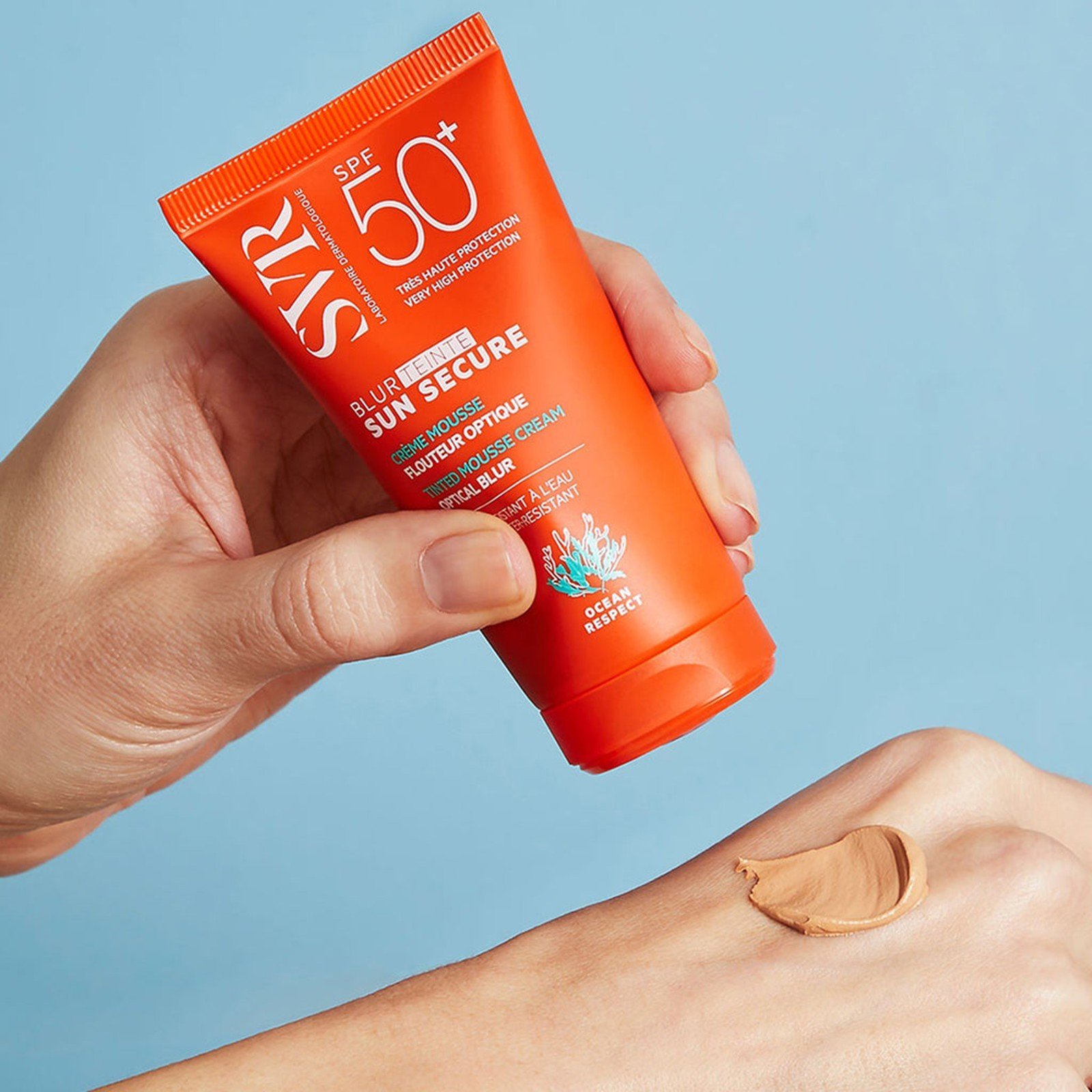 SVR Sun Secure Blur Tinted Mousse Cream SPF50+ Sunscreen 50ml (1.7floz)