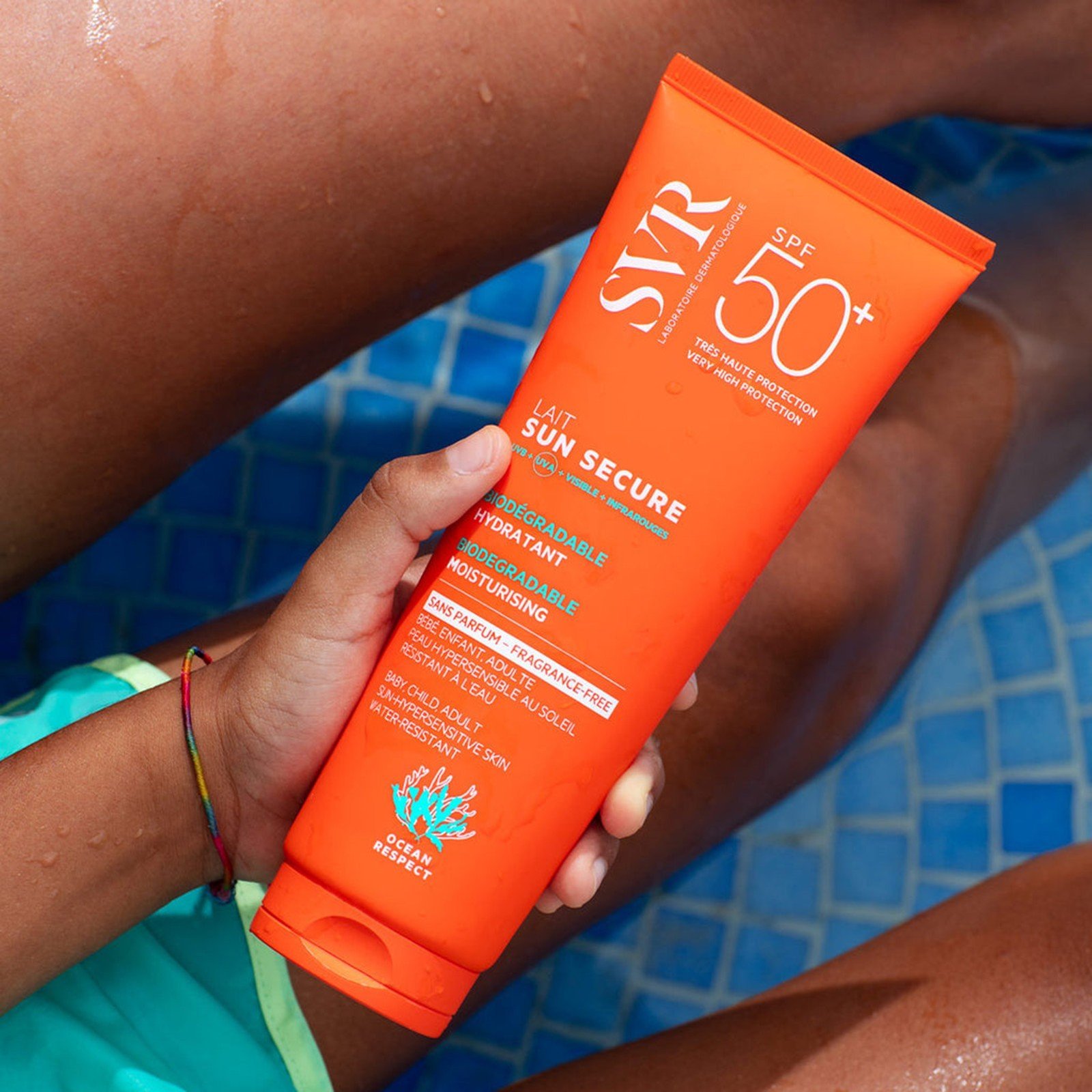 SVR Sun Secure Lait Sonnenmilch Unsichtbares Finish Feuchtigkeitsspendend Parfümfrei SPF50+ 250ml