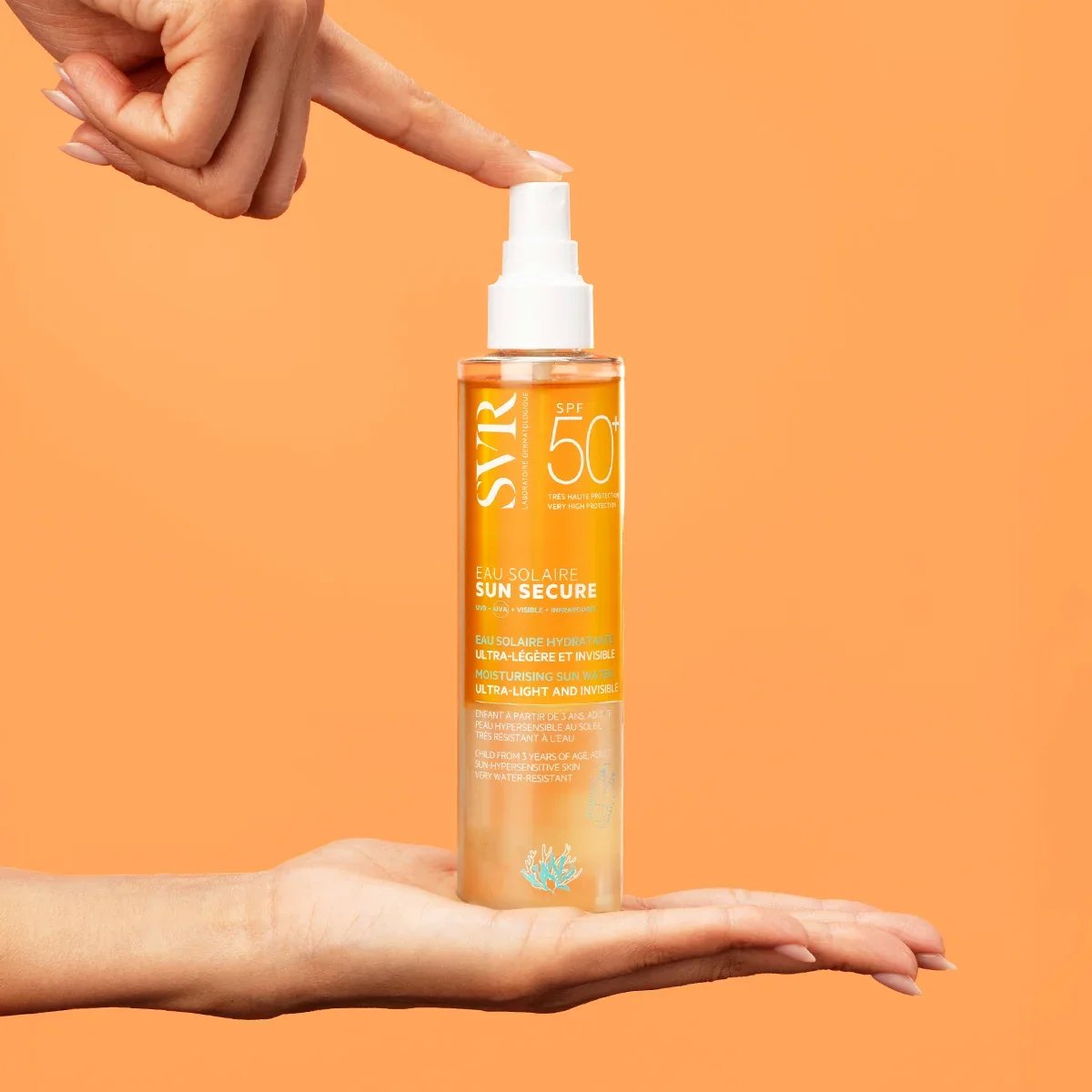 SVR Sun Secure Eau Solaire Hydratante SPF50+ Écran Solaire 100ml