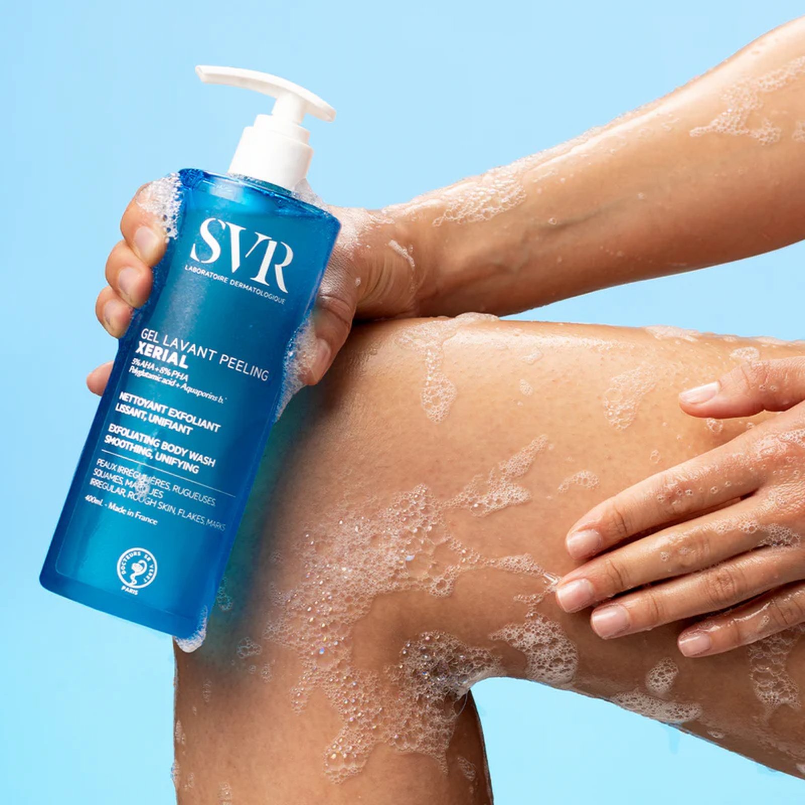 SVR Xérial Gel Nettoyant Peeling Exfoliant 400ml