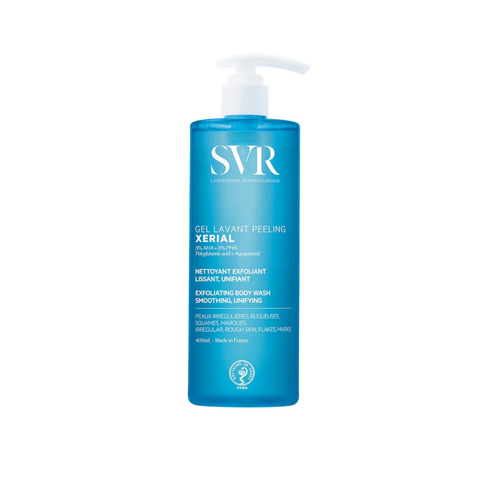 SVR Xérial Gel Nettoyant Peeling Exfoliant 400ml