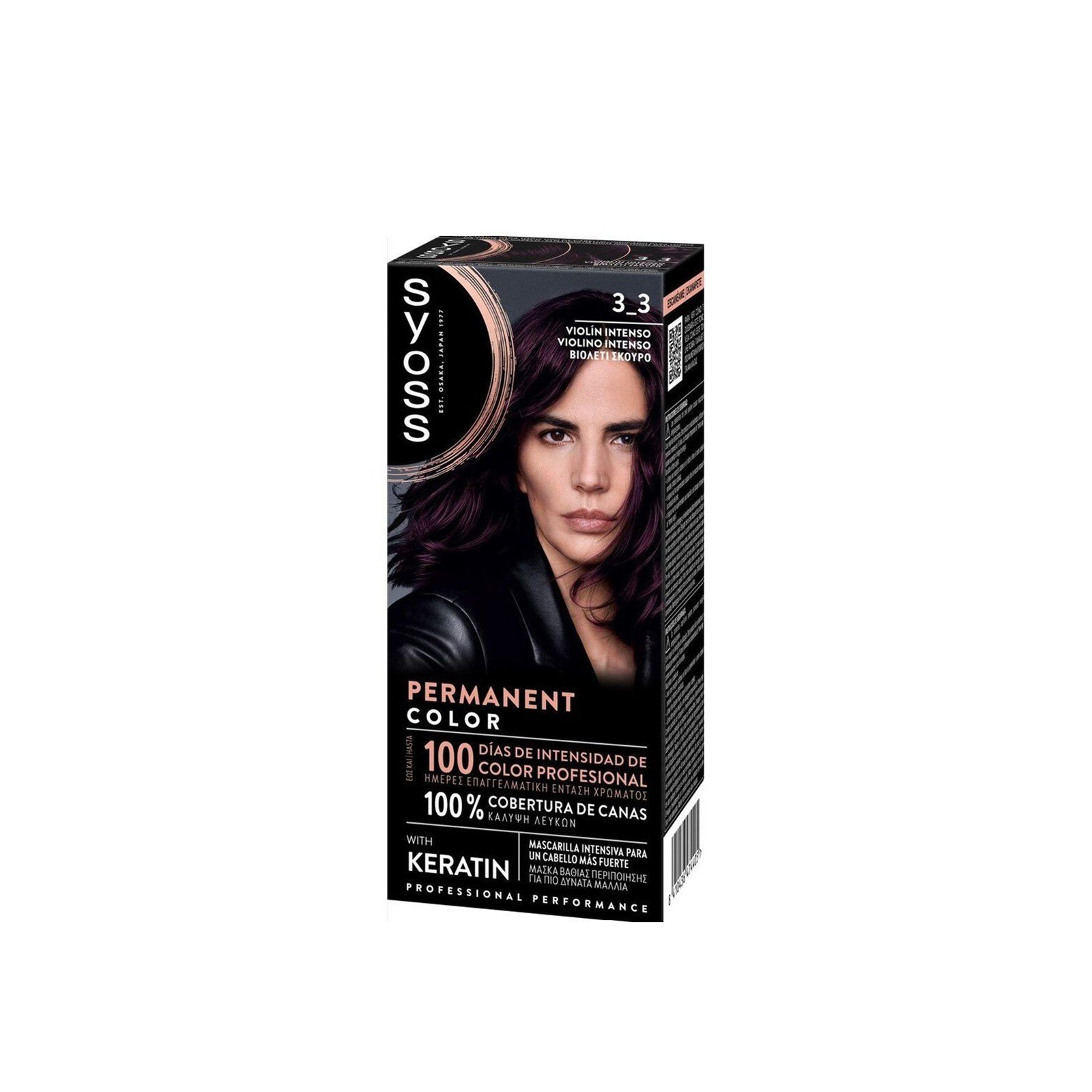 Syoss Permanente Coloration Haarfarbe 3_3 Dark Violet