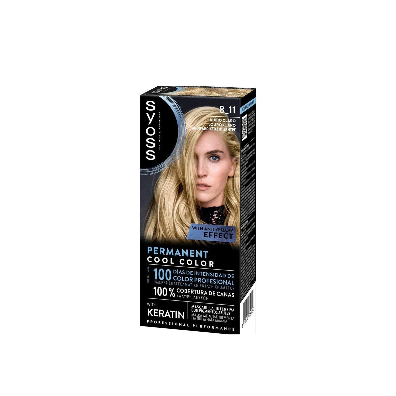Syoss Coloration Permanente Cool Color 8_11 Light Blonde