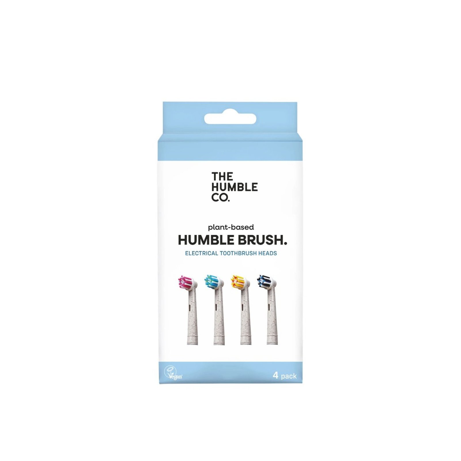 The Humble Co. Plant-Based Electric Toothbrush Heads x4