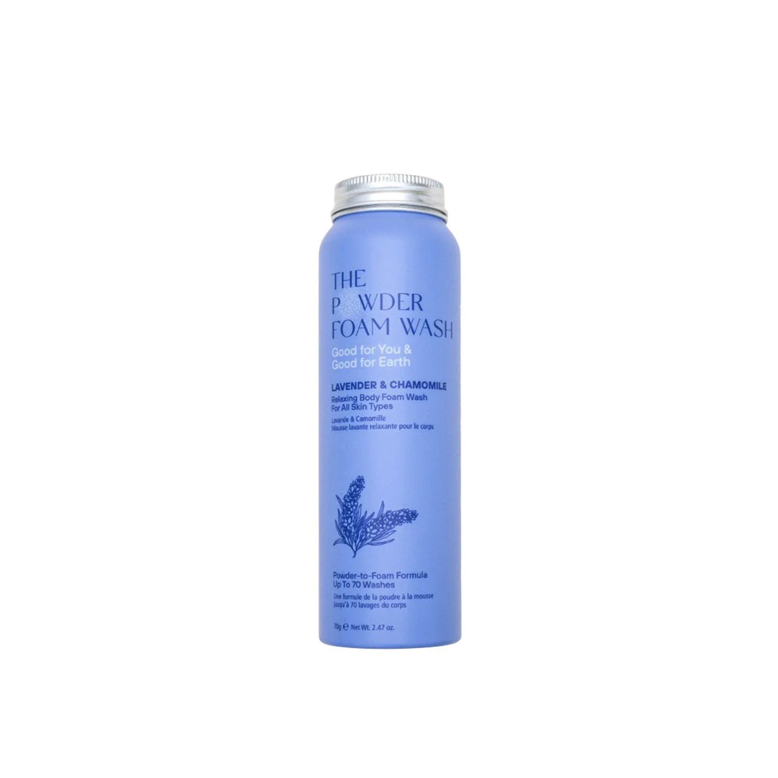The Powder Shampoo Relaxing Body Foam Wash Lavender & Chamomile
