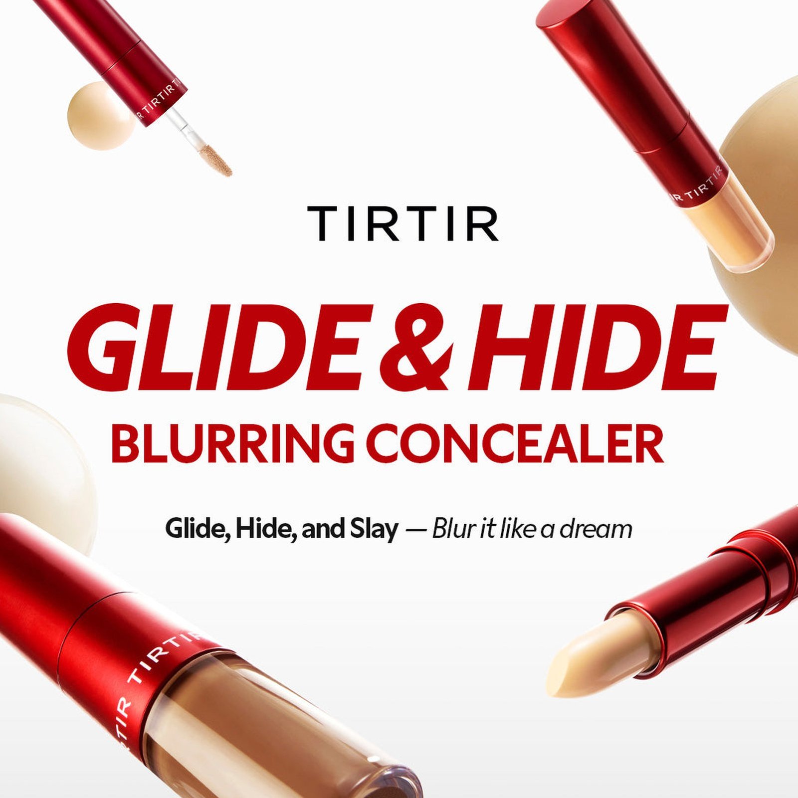 TIRTIR Glide & Hide Blurring Concealer 2C 8g (0.28oz)