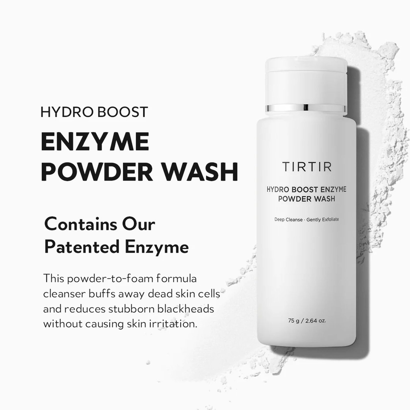 TIRTIR Hydro Boost Enzyme Powder Wash 75g (2.64oz)