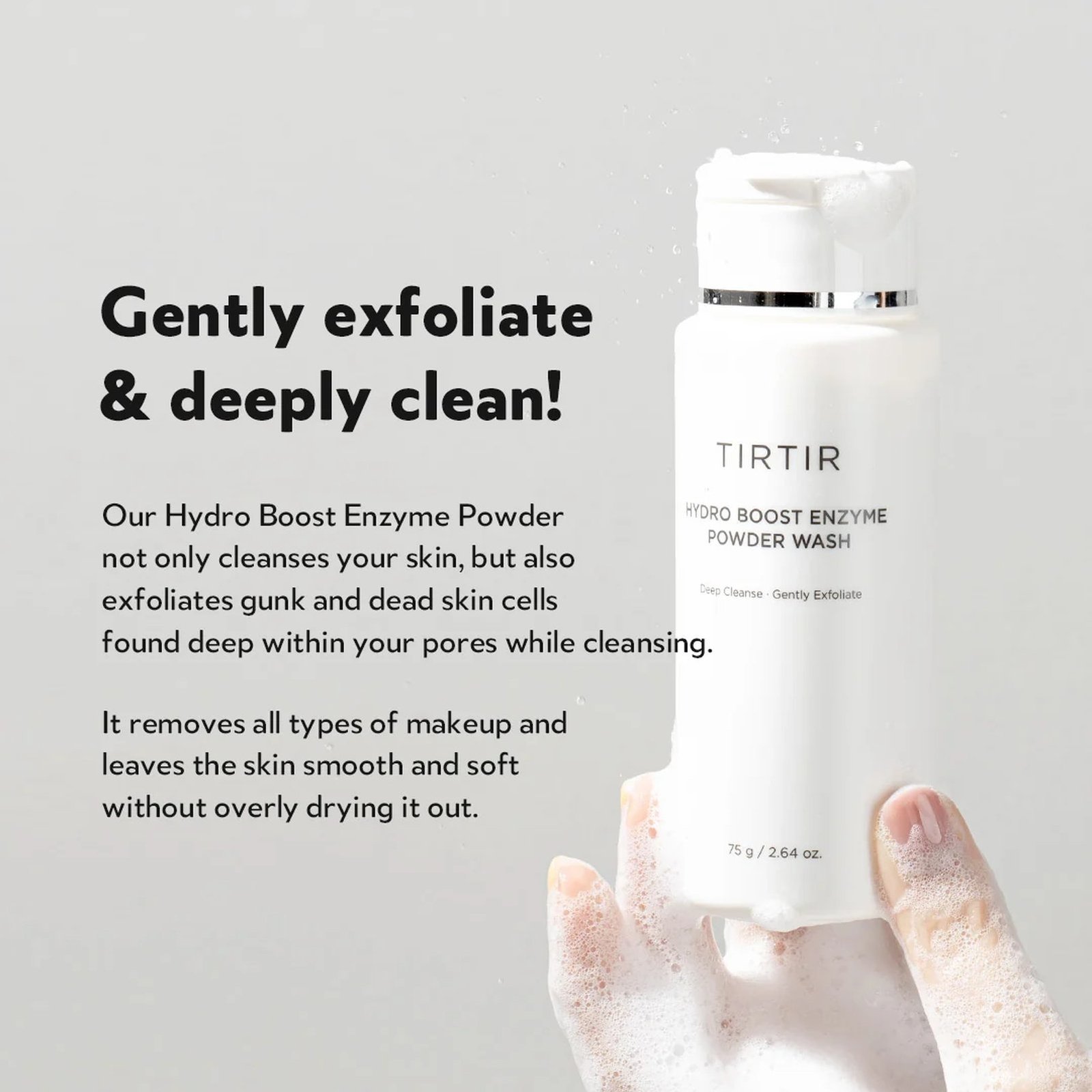 TIRTIR Hydro Boost Enzyme Powder Wash 75g (2.64oz)