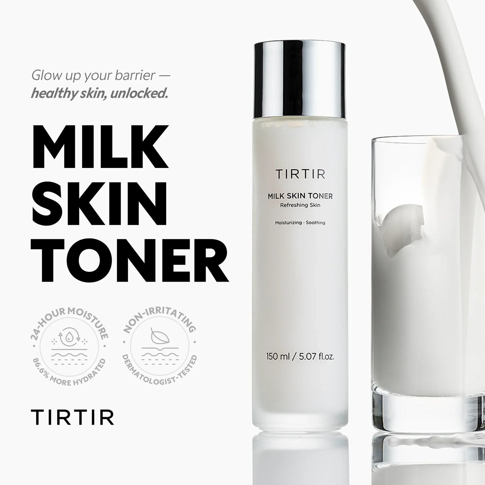 TIRTIR Milk Skin Toner 150ml (5.07floz)