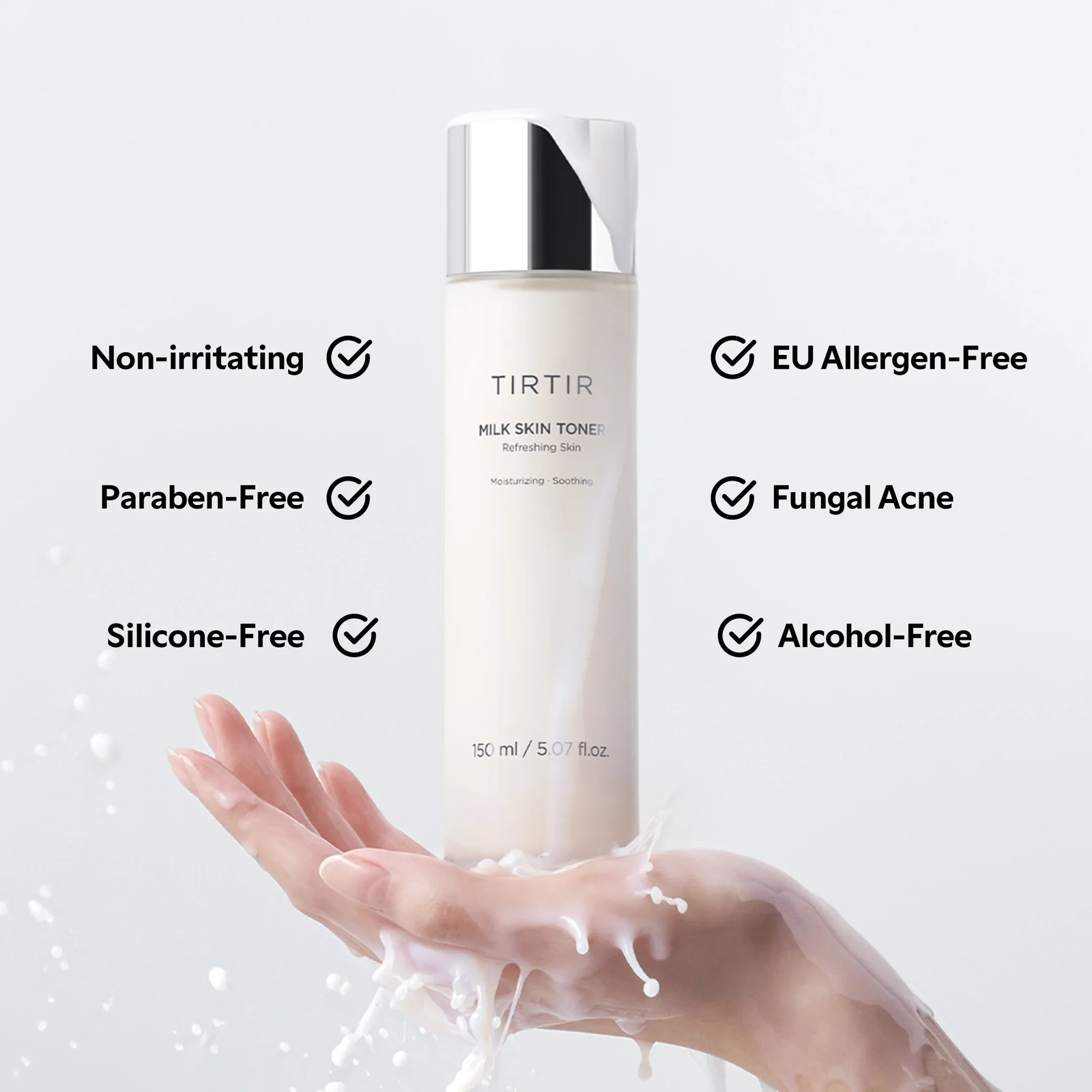 TIRTIR Milk Skin Toner 150ml (5.07floz)