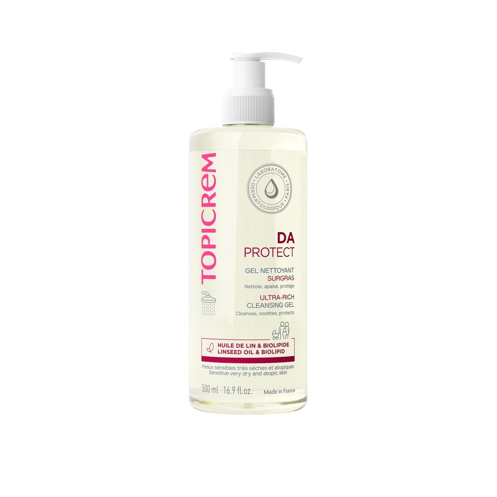 Topicrem DA Ultra-Rik Rensegel 500ml