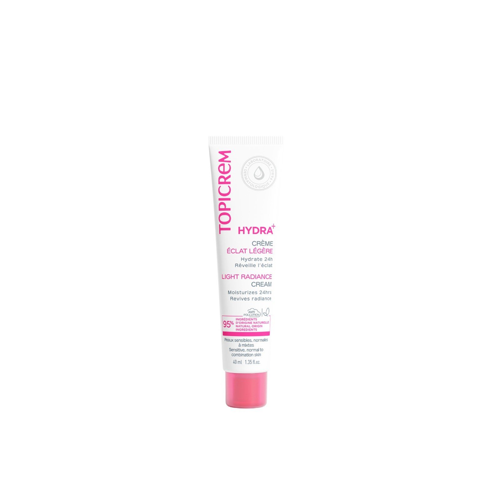 Topicrem ترطيب+ خفيف مرطب إشراق كريم 40ml