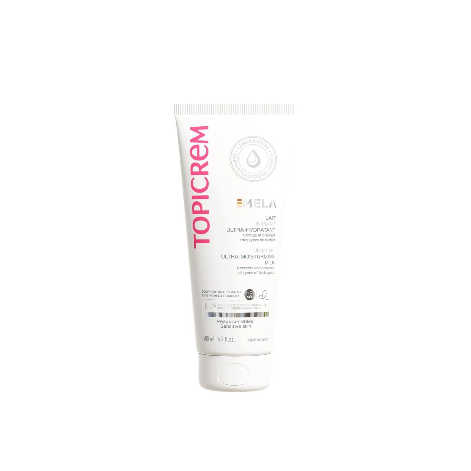 Topicrem MELA Unifying Ultra-Moisturizing Milk SPF15