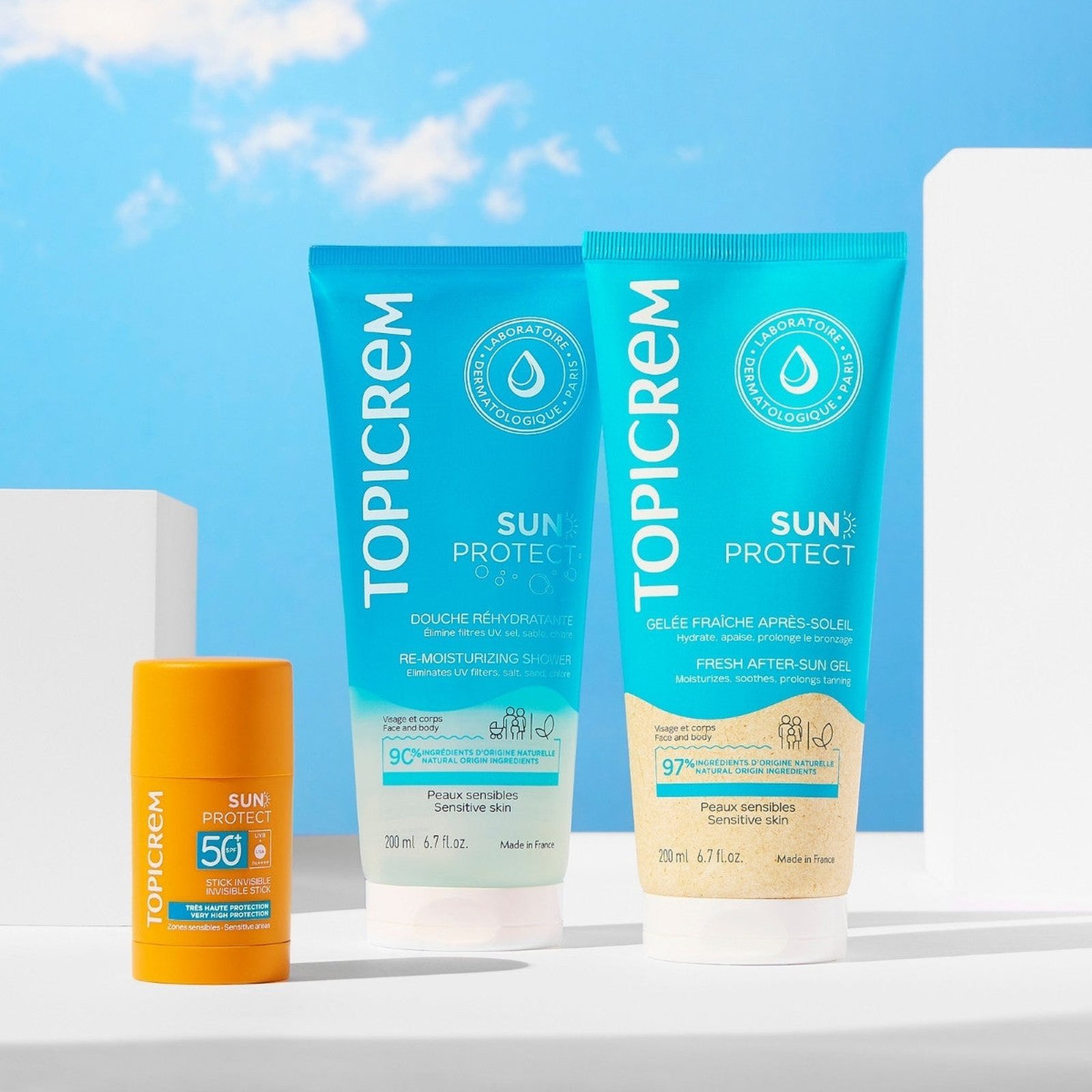 Topicrem Sun Protect Invisible Stick SPF50+ 15g