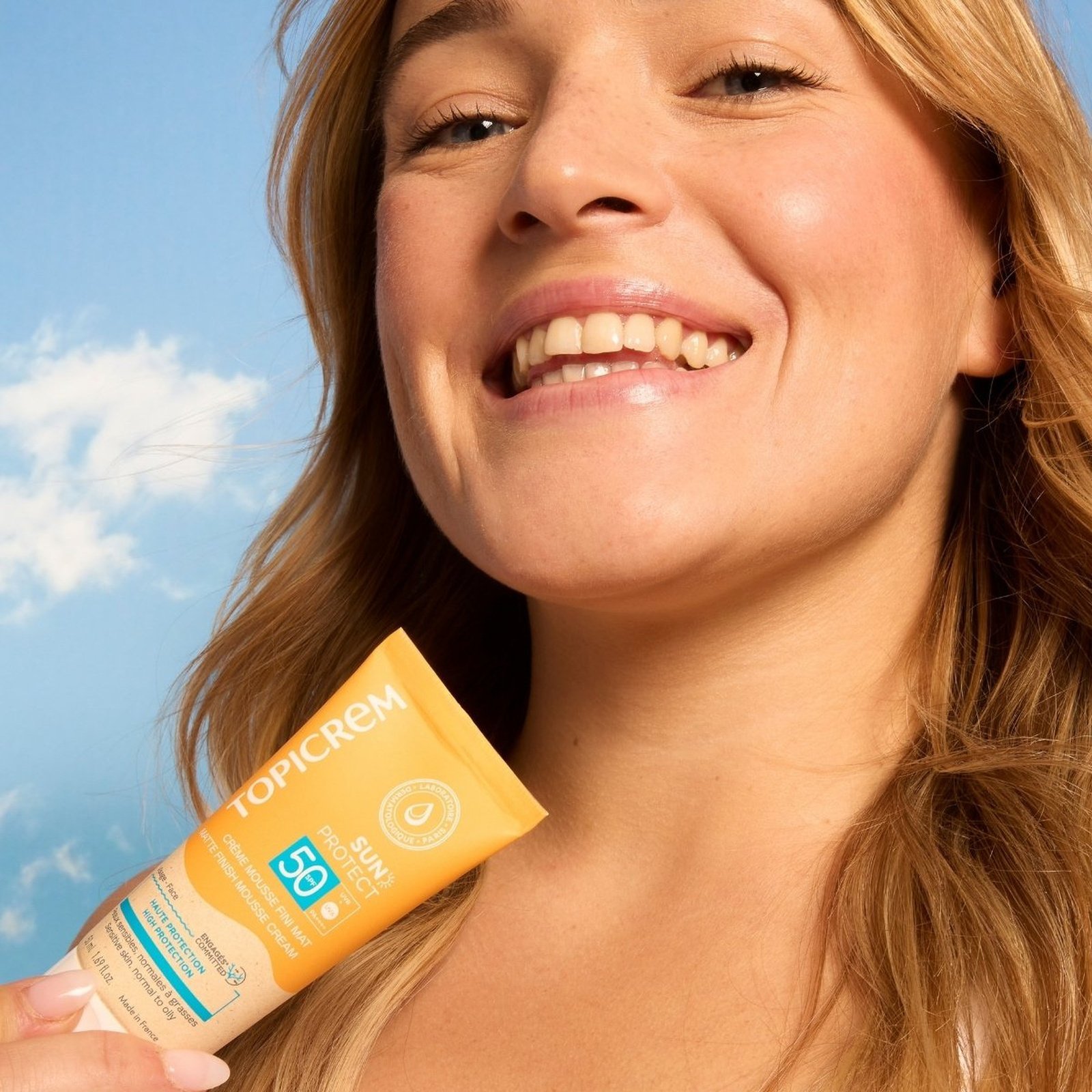 Topicrem Sun Protect Matte Finish Mousse Cream SPF50 50ml