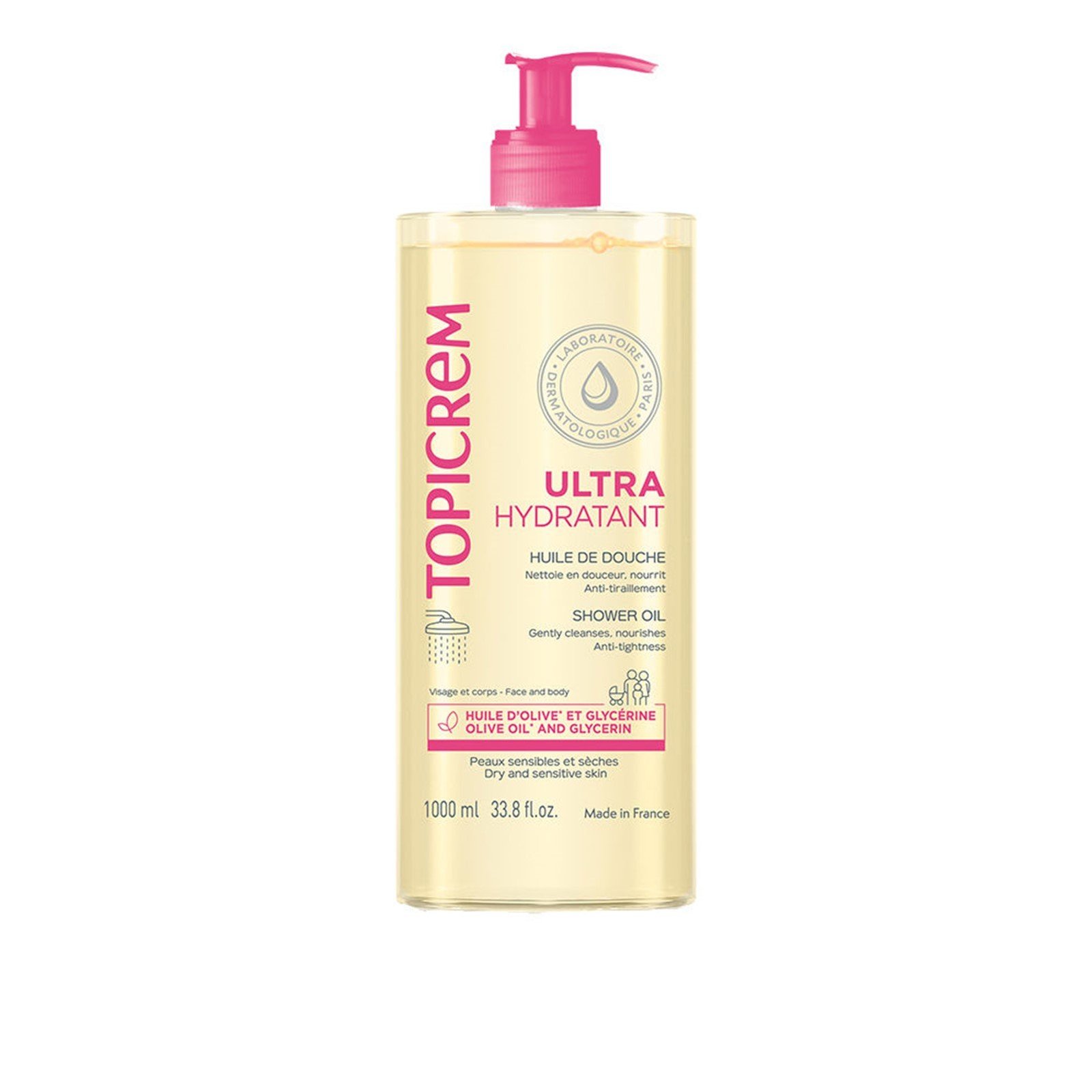 Topicrem Ultra-Moisturizing زيت الاستحمام