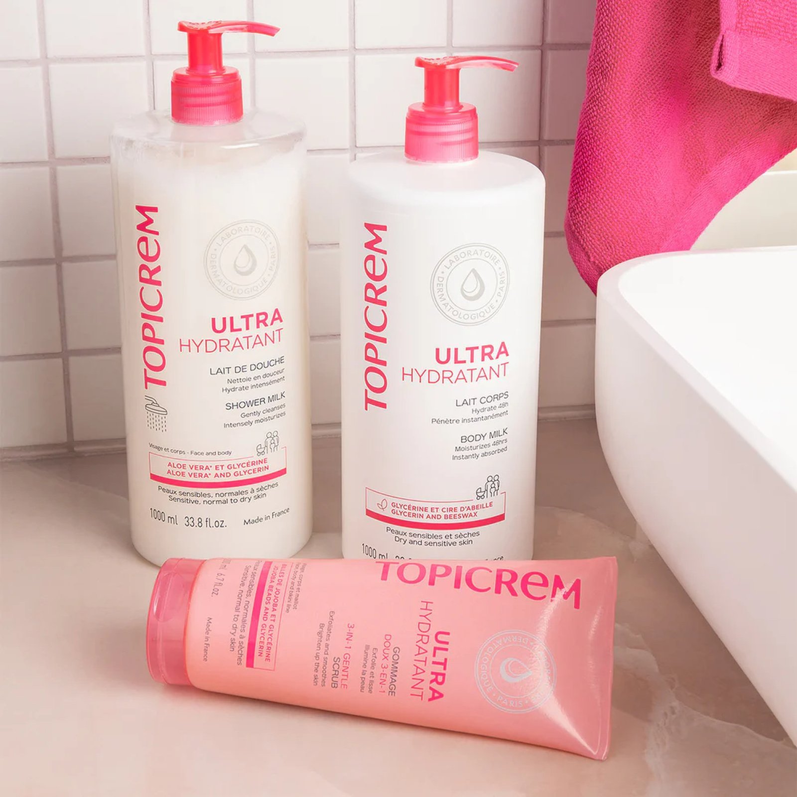 Topicrem Ultra-Moisturizing 3-In-1 Gentle Scrub 200ml