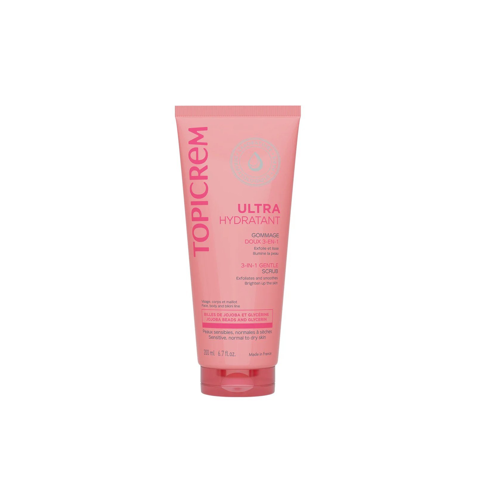 Topicrem Ultra-Moisturizing 3-In-1 Gentle Scrub 200ml
