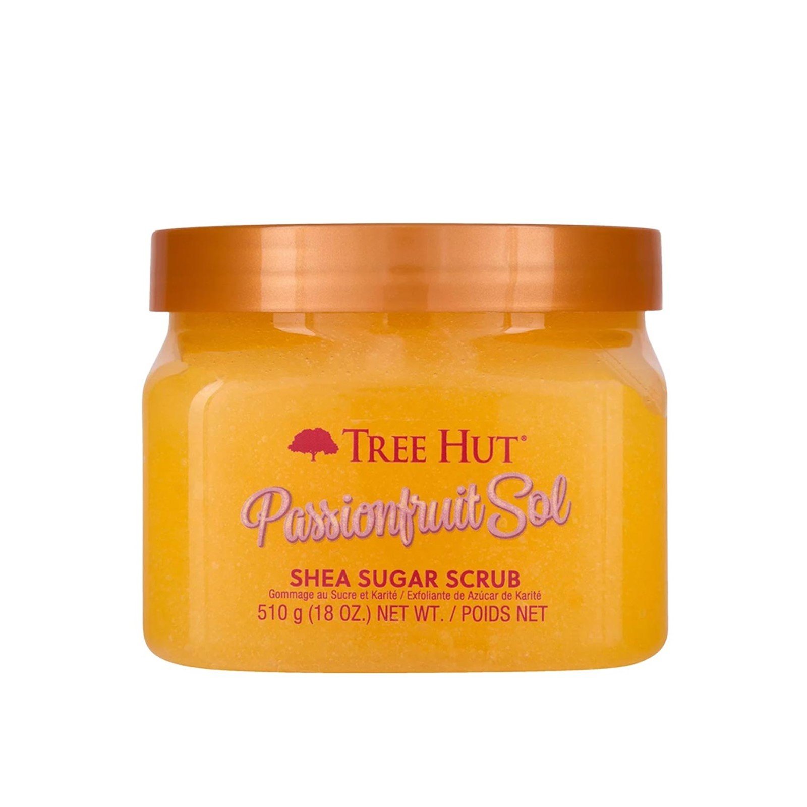 Tree Hut مقشر السكر بالشيا وثمرة العاطفة Sol 510g