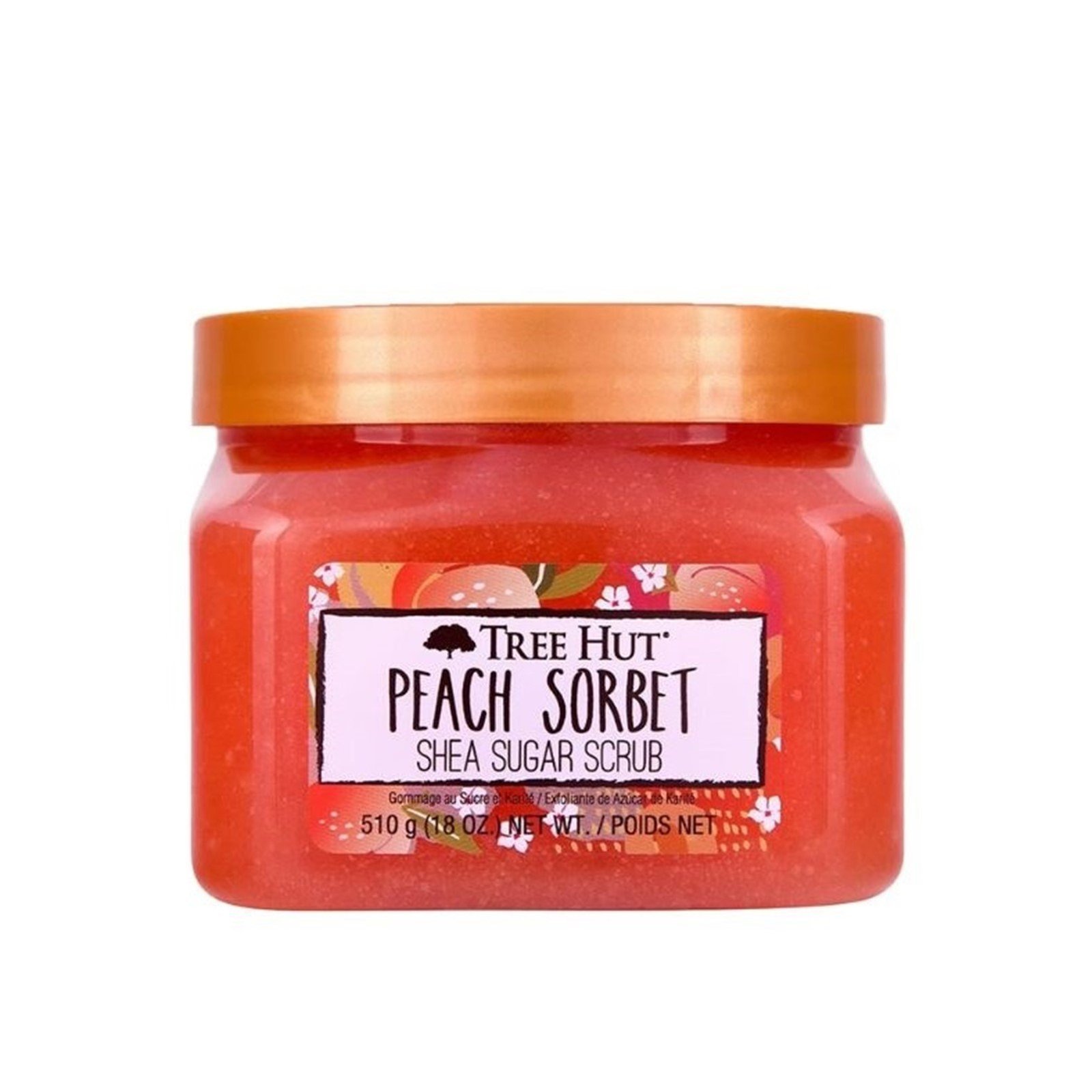 Tree Hut Peach Sorbet Shea Sugar Scrub 510g