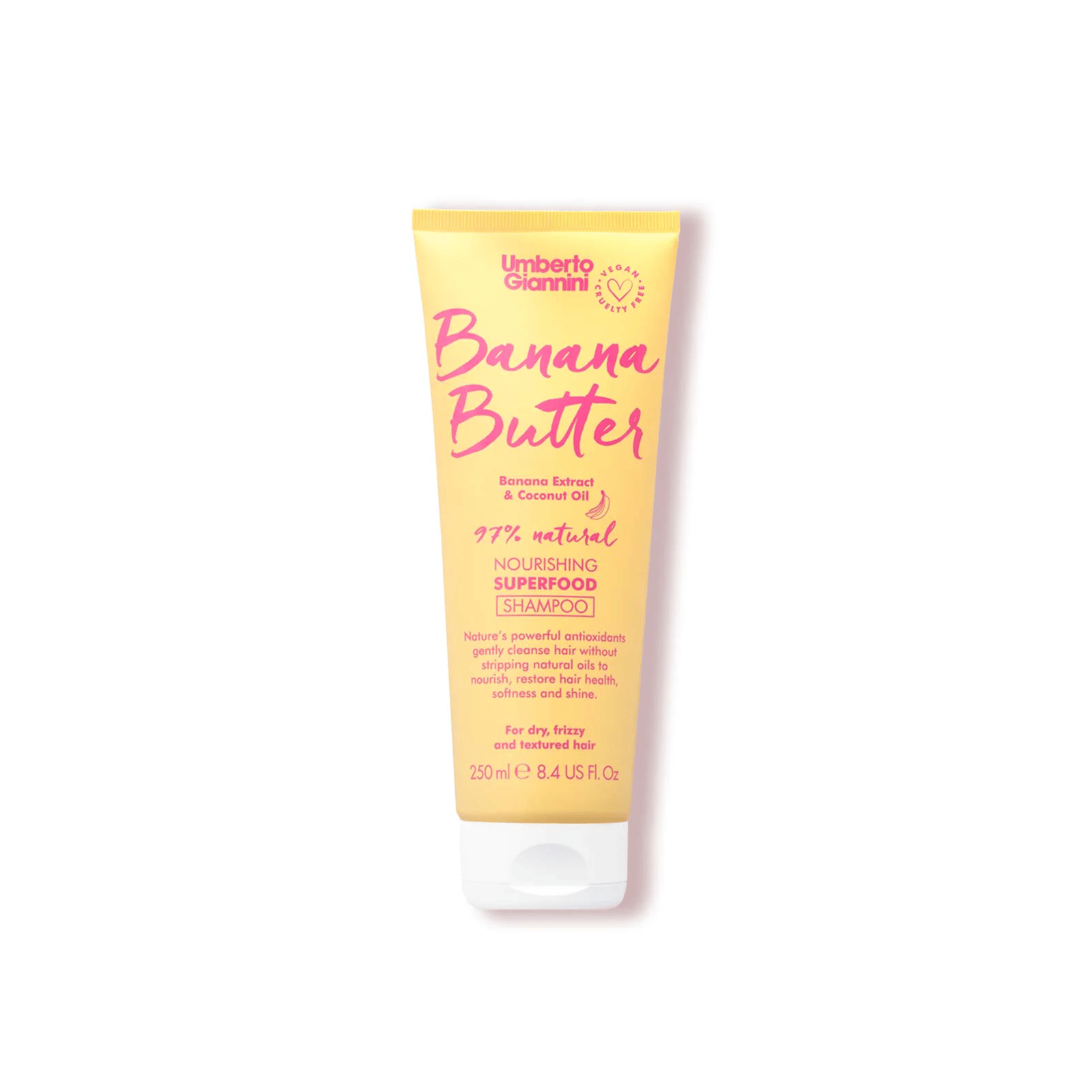 Umberto Giannini Banana Butter Nourishing Superfood Shampoo 250ml