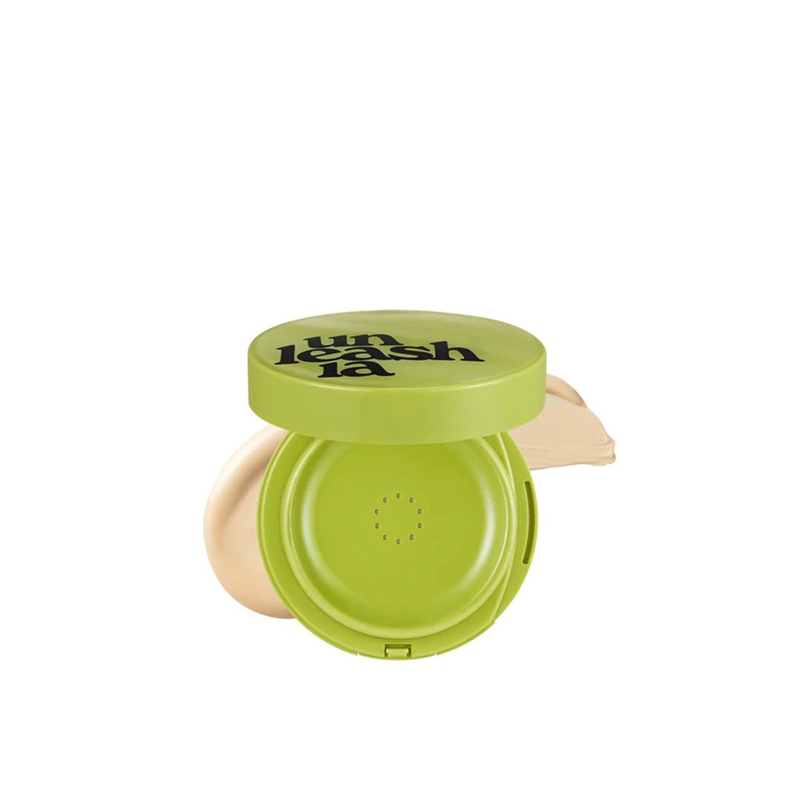 Unleashia Satin Wear Healthy-Green Cushion كريم أساس SPF30 21N Eburnean 15g