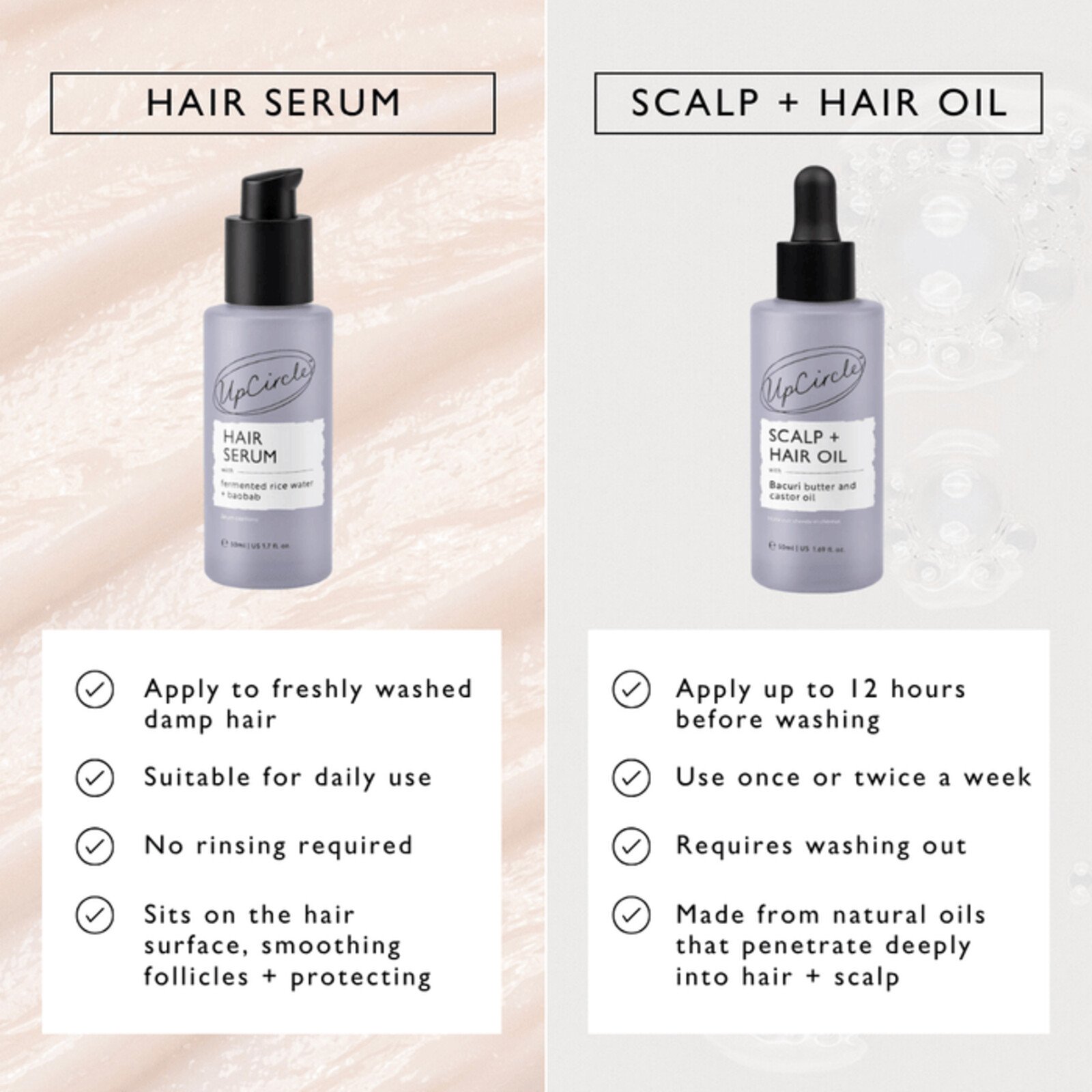 UpCircle زيت فروة الرأس والشعر 50ml