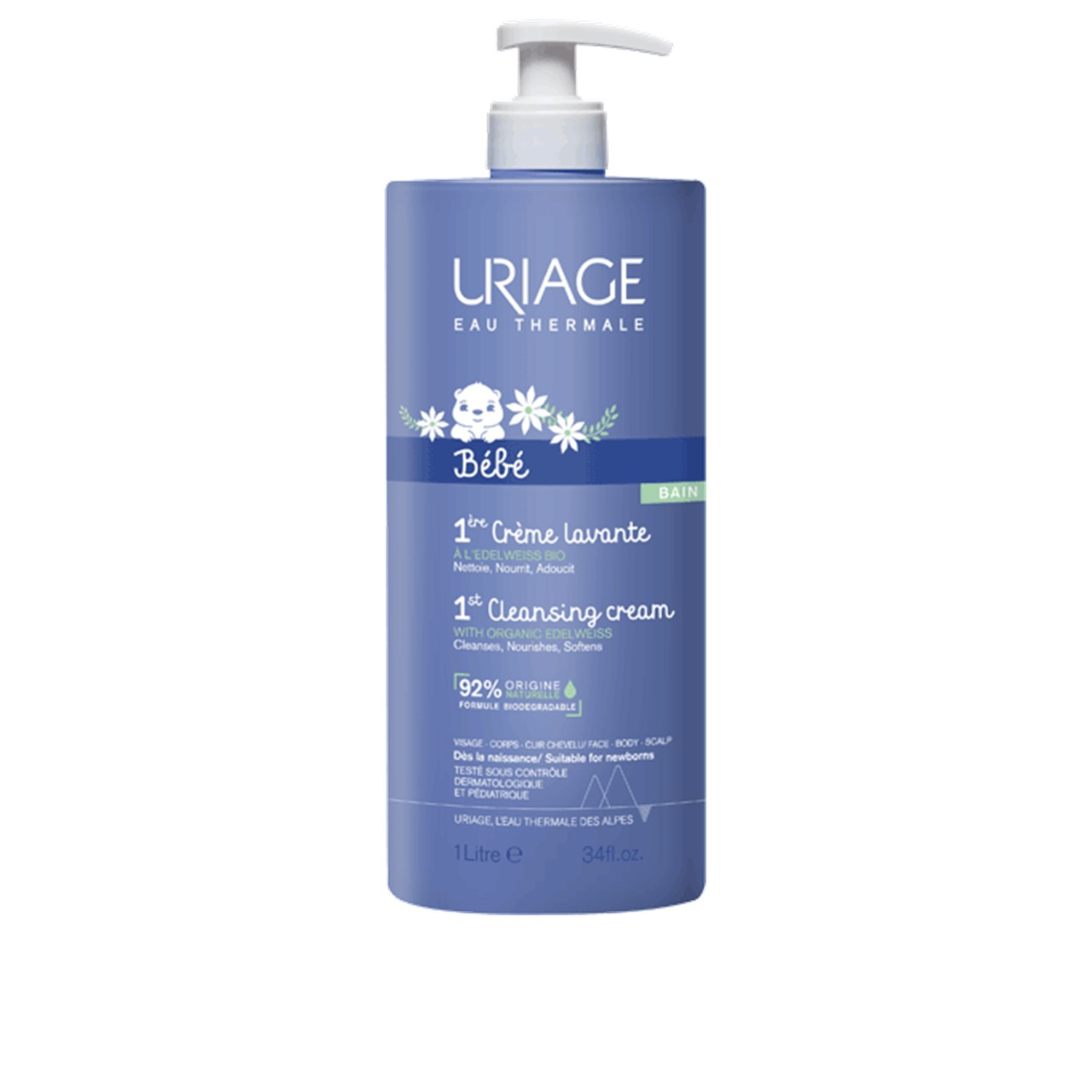 Uriage Baby 1st Reinigungscreme 1L