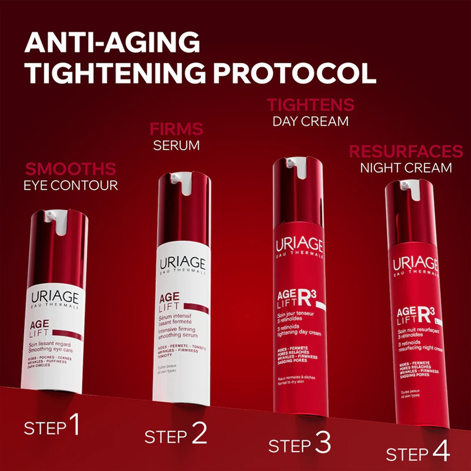 Uriage Age Lift R3 Resurfacing Night Cream 40ml