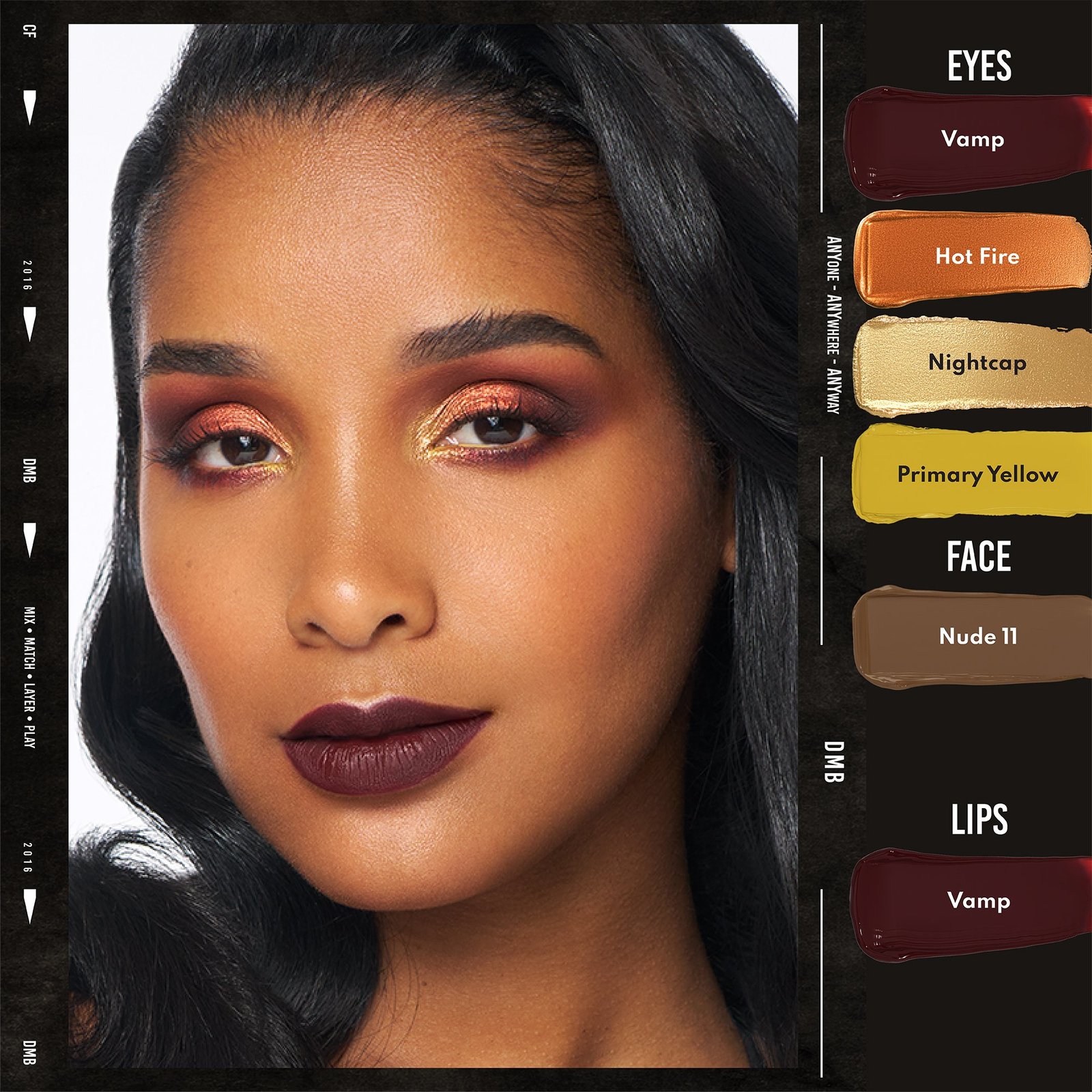 Danessa Myricks Beauty Colorfix Mattes Водостійкий Матовий Рідкий Пігмент VAMP 10 мл